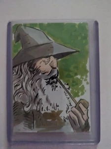 2022 Cryptozoic CZX Middle Earth Gandalf 1/1 Sketch - Picture 1 of 2