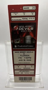 New Jersey Devils vs Florida Panthers 1/18/2008 - Picture 1 of 4