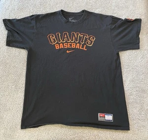 Nike San Francisco Giants Baseball loose fit T-Shirt XL Orange and Black - Picture 1 of 5