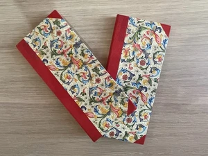 Paar Bridge Score Pads Florence Italy Tally Pad Red Kartos Florentia Fiorenza - Bild 1 von 14