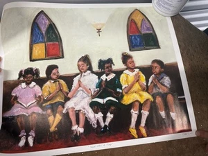 T.ELLISA "INSEGNATE LORO A PREGARE" LITOGRAFIA AFROAMERICANA 1998 - Foto 1 di 6