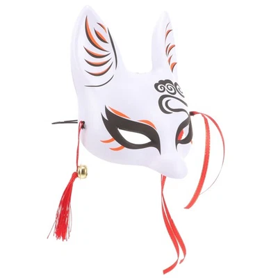  Maschera Cosplay Volpe Giapponese Maschere Per Feste Da Festa in - Immagine 1 di 4
