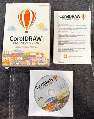 CorelDRAW Essentials 2020 Graphic Design Illustration Software w Product Key! - Image 1 of 4