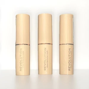 Pack of 3 Makeup Revolution Beauty Fast Base Stick Foundation, F5 - NEW SEALED - Picture 1 of 4