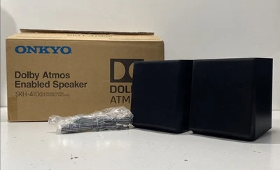 Onkyo Black Dolby Atmos SKH-410 Surround Home Audio Speaker - Image 1 of 4