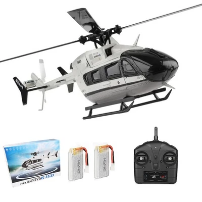 US K160 RC HELICOPTER 4Blade EC145 AIRBUS 6-Axis Gyro Stabilization 4CH 2battery - Image 1 of 4