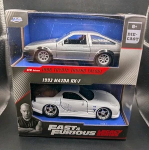 Jada - Fast & Furious Legacy - 86' Toyota Trueno (AE86) & 93' Mazda RX-7 - 1:32 - Picture 1 of 10