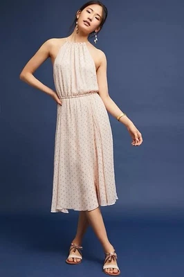 Vestido de cóctel Plenty by Tracy Reese rosa rubor halter talla M Foto 1 de 4