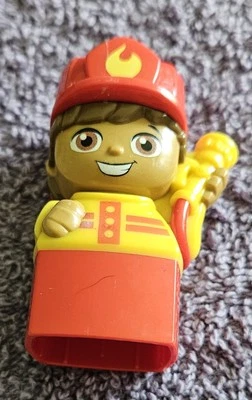 Mega Bloks First Builders Freddy Firetruck Fireman Replacement Figure - Image 1 of 4