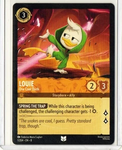 Louie - One Cool Duck 1/204 Disney Lorcana Reign of Jafar Regular - Imagen 1 de 3