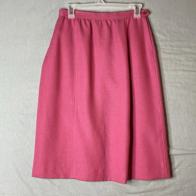 Anderson Little Vintage Skirt Size 28 Pink Wool Blend Midi Skirt  - Image 1 of 4