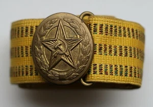 USSR Russian Soviet Army Parade Belt With Star Buckle - Picture 1 of 5