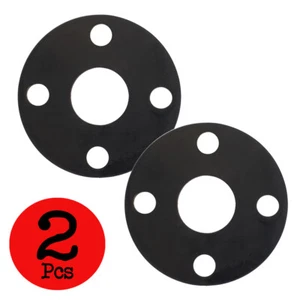 Lot of 2 pcs. EPDM Rubber Flange Gasket Size 1-1/4 Inch #150 Bolt pattern - Picture 1 of 2