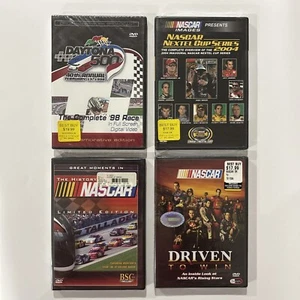 NASCAR 4 DVD LOT ALL NEW: 1998 Daytona 500 / 2004 Cup Series / Driven / History - Picture 1 of 11