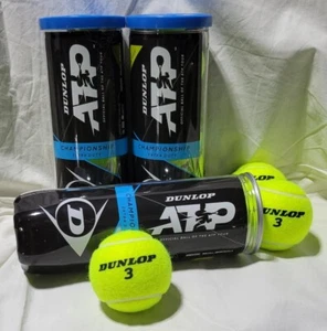 NEW Dunlop ATP X-duty tennis balls 3 cans, /3 balls per can - Picture 1 of 1