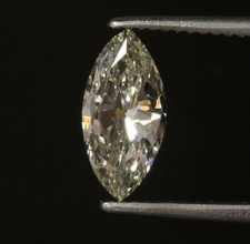 GIA loose certified .1.01ct SI1 L Marquise Natural cut diamond estate vintage 