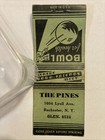 1940s Matchbook The Pines Bowling Alley Rochester NY New York Vintage