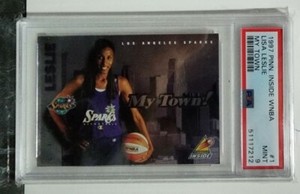1997 Pinnacle WNBA My Town #1 Lisa Leslie Rookie RC PSA 9 MINT LA Sparks