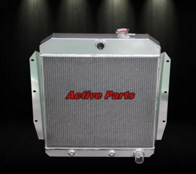 Radiador de aluminio 3 filas apto para camioneta Chevrolet 1955 1956 1957 1958 1959 Foto 1 de 4