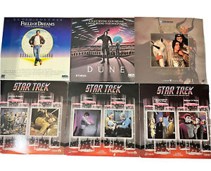 Laser Disc Movie/TV Lot: Star Trek, Dune, Field Of Dreams, Legend 6 Discs