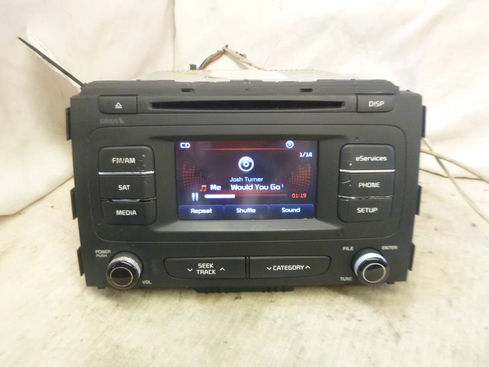 Reproductor de CD radio Kia Sedona 15 16 96160-A9000WK UAR13 Foto 1 de 4
