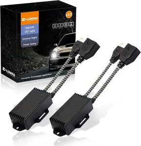 H7 LED Load Resistive Connectors Bulb Error Free Anti Flickering Decoder Adapter - Picture 1 of 8