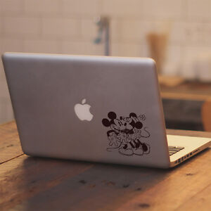 Disney Retro Mickey Minnie Kiss for Macbook Air Pro Laptop Vinyl Decal Sticker
