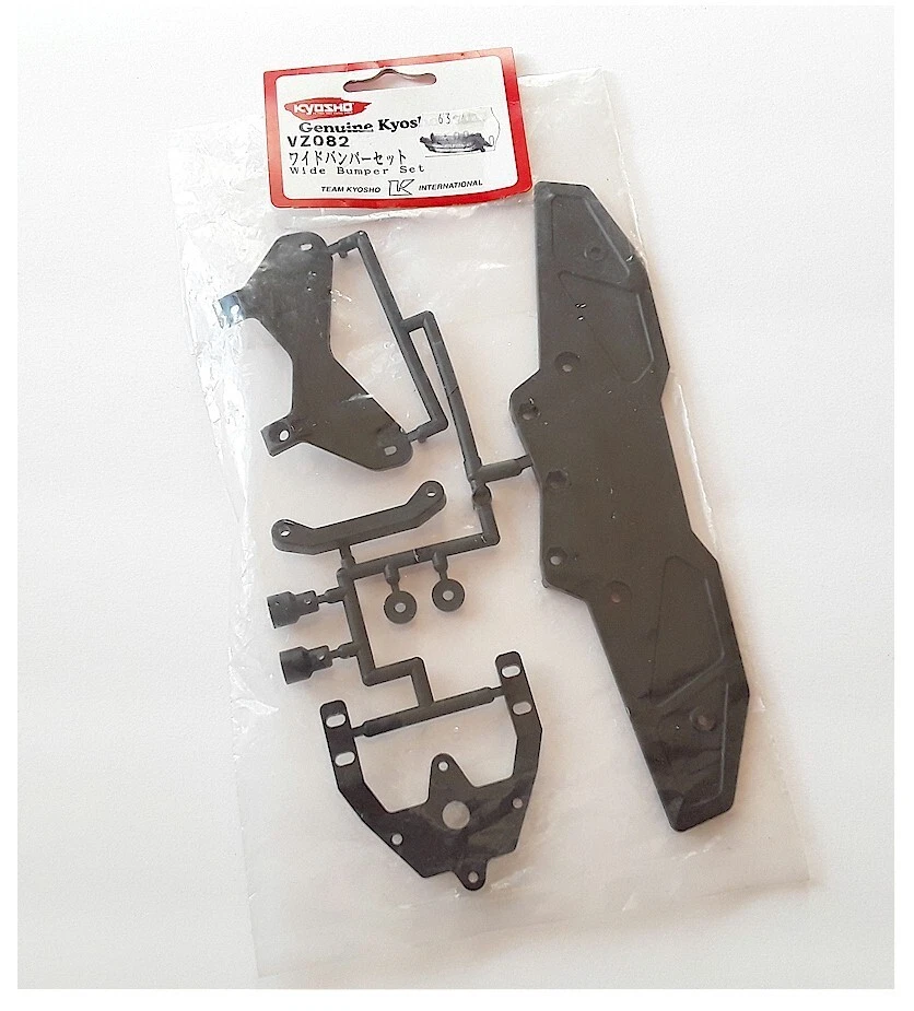 Vintage RC Kyosho VZ082 V-One Parts Parts Wide Bumper Set V1RR Old Stock NIB - Image 1 of 1