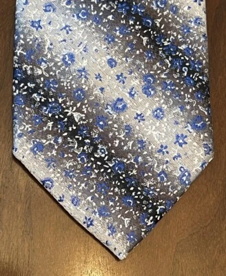 Corbata Alexander Julian Colores Azul Negro Hecha a Mano 100% Poliéster Hombre’s Foto 1 de 4