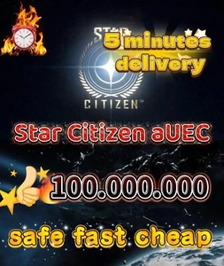 Star Citizen4.3.2aUEC 100,000,000 (100Million ) Alpha UEC Instant - Picture 1 of 1
