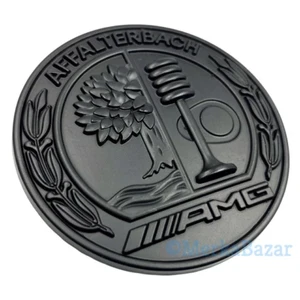 NUEVO EMBLEMA LOGO AMG NEGRO 3D PARA MERCEDES 57MM 64MM ADHESIVO - Imagen 1 de 1