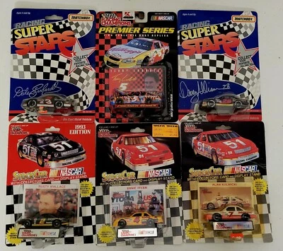 1990s Matchbox & Racing Champions NASCAR Lot of 6 Diecast  Cars  - Image 1 of 4