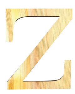 Wooden Alphabet 11.5Cm Letter Z - Picture 1 of 1