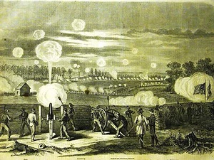 PETERSBURG VIRGINIA 1864 3rd DIVISION 9th ARMY CORP Civil War Antique Art Matted - Picture 1 of 8