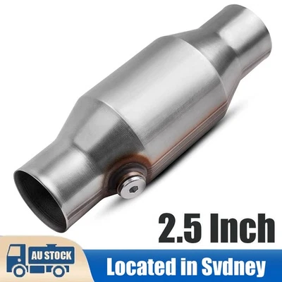 2.5" Inch Sports Cat Catalytic Converter High Flow 400 Cell Universal Stainless - image 1 of 4