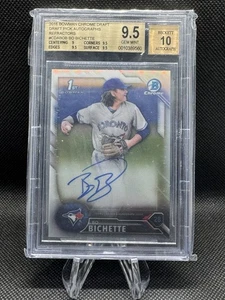 2016 Bowman Chrome Draft Bo Bichette Rookie Auto /499 #CDA-BOB Beckett BGS 9.5 - Picture 1 of 2