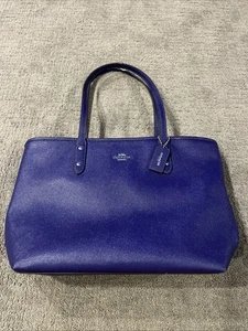 Coach City Tasche Schultertasche Leder lila Tragetaschen echt Schulter - Bild 1 von 7