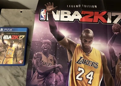 NBA 2K17 Legend Edition Gold Kobe Bryant Sony PlayStation 4. Includes Poster - Image 1 of 4