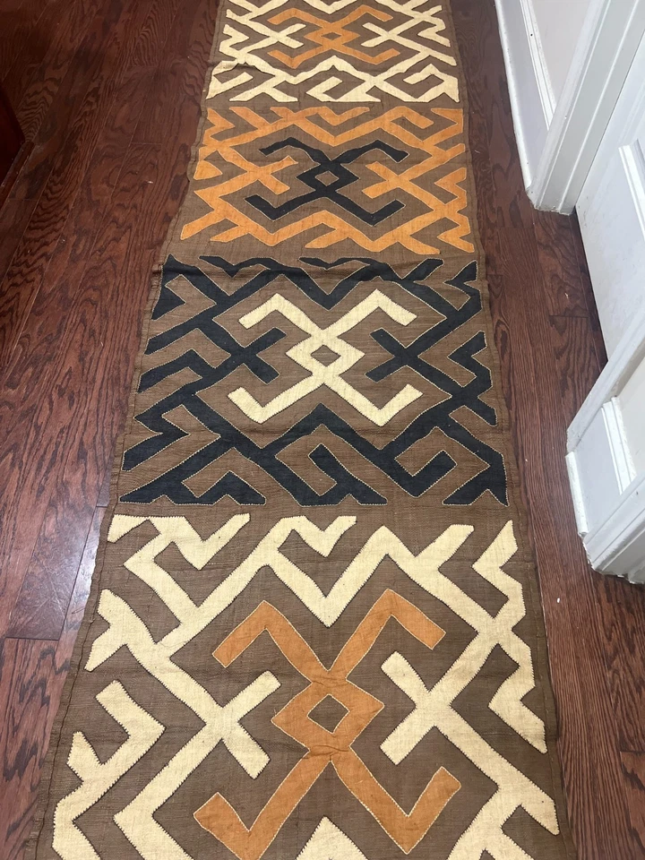 tela genuina de rafia africana (Congo) Cuba 11 pies, tejido natural hecho a mano Foto 1 de 4