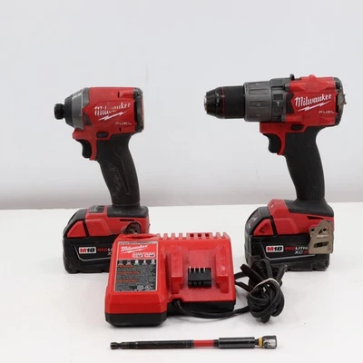 Milwaukee Combo Kit Drill/Driver & Driver w/ Batteries Charger400204 (PZ1004700) - Image 1 of 4