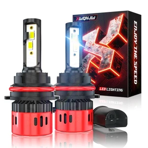 9007 LED Headlight Hi Low Bulbs For Dodge Ram 1500 SLT Crew Cab Pickup 2002-2005 - Picture 1 of 10