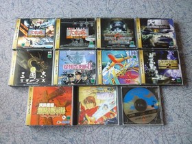Sega Saturn 11 Game Lot Japan NTSC-J Retro Bundle Classics Set Japanese