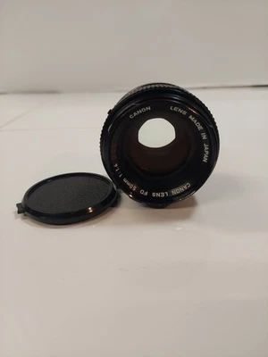 Canon FD 50mm f1.4 S.S.C. Lens SSC Manual Film Lens Made In JAPAN - Image 1 of 4
