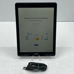 Acer Chromebook Tab 10 32GB D651N-K25M Chrome OS Blue Tablet w/ Stylus Fast Post - Picture 1 of 14
