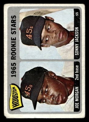 1965 Topps #16 Joe Morgan/Sonny Jackson Astros Rookies DP G-VG RC Rook ID:440766 Foto 1 de 2