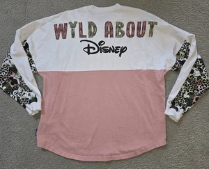Disney Parks 2023 Mickey Safari Wild About Animal Kingdom Spirit Jersey Large - Picture 1 of 5