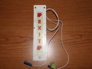 Aircraft Exit Sign Luminscent System Inc 36527-1 - Picture 1 of 3