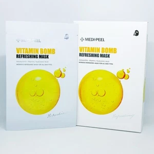 MEDI PEEL Vitamin Bomb Refreshing Mask Pack 25ml x 10pcs Moisturizing K-Beauty - Picture 1 of 5
