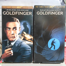 007 GOLDFINGER PLUS EXTRA ON MGM HOME VIDEO ON VHS IN ORIGINAL CASE SHIPS FREE