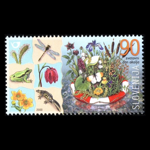 Slovenia 2000 - World Environment Day Flowers Plants Art - Sc 423 MNH Cover